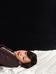 Stunning brunette Yui Kyouno jerks this guy off with her soft/sexy feet