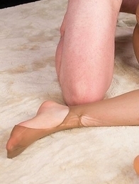 Yui Kawagoe gets bondaged up after getting her pantyhosed feet fucked