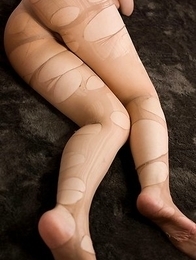 Pantyhose-wearing chick Yukari Toudou gets her legs fucked brutally right here