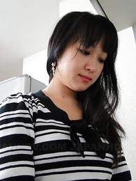 Hot Asian Risa Kurokawa takes panties off