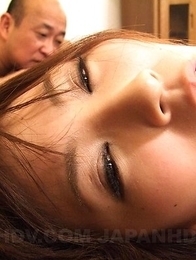 Kaede Oshiro gets cum in mouth and vagina