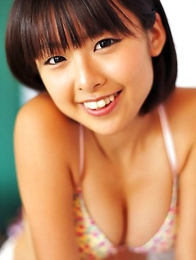 Ran Sakai with curves in sexy lingerie poses erotically