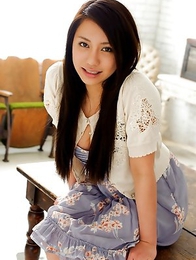 Mei Matsumoto plays till exposes nude pussy and big boobs