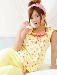 Ichika Nishimura is the cuttest doll in yellow pyjamas