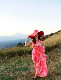 Neo is sexy both as cowboy and as a bride in the forest